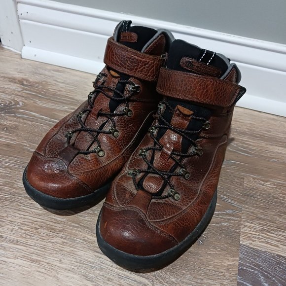 Dr Comfort Ranger Brown Leather Diabetic Ankle Boots 9420 Size 11.5W - Picture 2 of 6